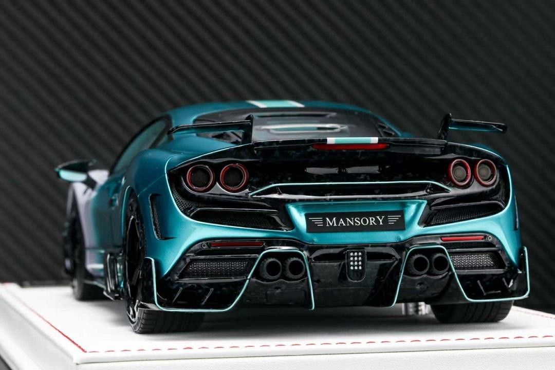 Ferrari F8XX Mansory (Gray/ Blue Fade) [Davis & Giovanni] 1:18 scale