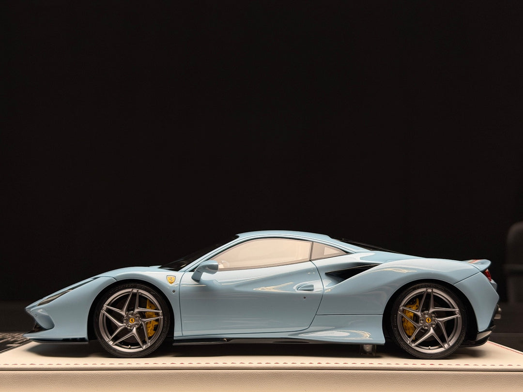 Ferrari F8 Tributo (Baby Blue) [Davis & Giovanni] 1:18 scale