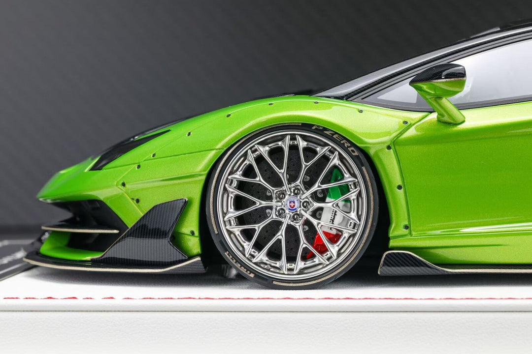 Lamborghini Aventador SVJ LBWK (Metallic Green) [Davis & Giovanni] 1:18 scale