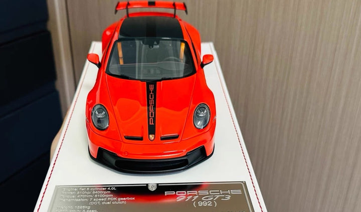Porsche 911 GT3 (Red/ Black stripe) [Davis & Giovanni] 1/18 scale
