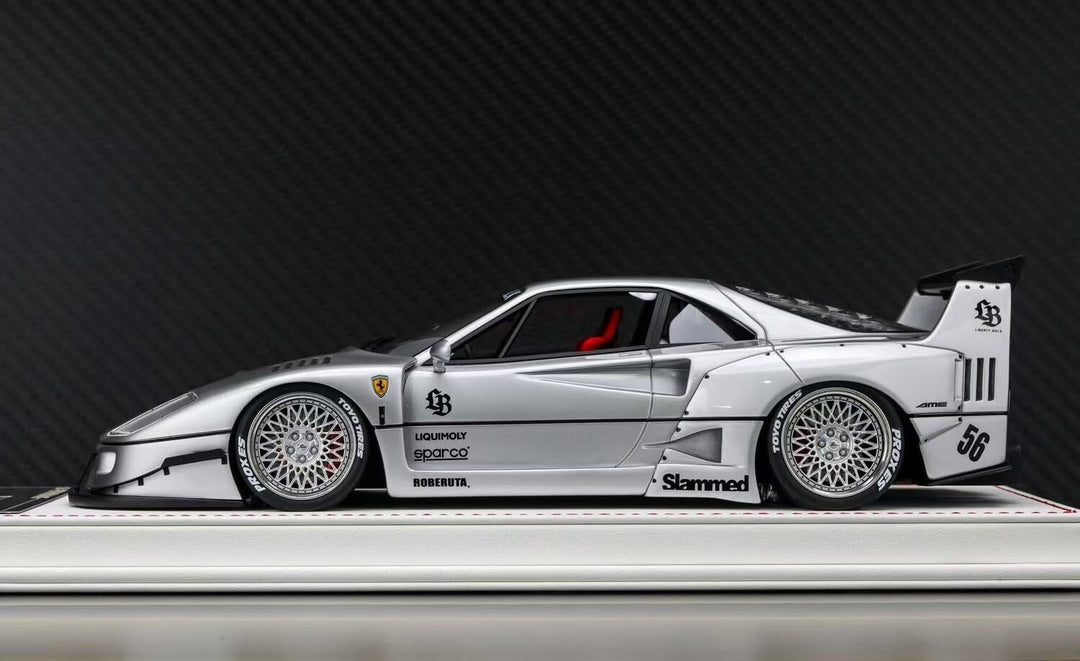 Ferrari F40 LBWK (Silver) [Davis & Giovanni] 1:18 scale
