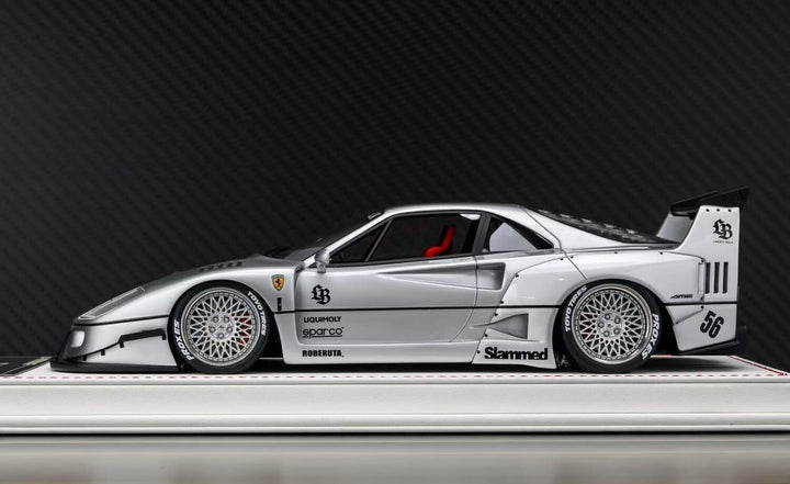 Ferrari F40 LBWK (Silver) [Davis & Giovanni] 1:18 scale
