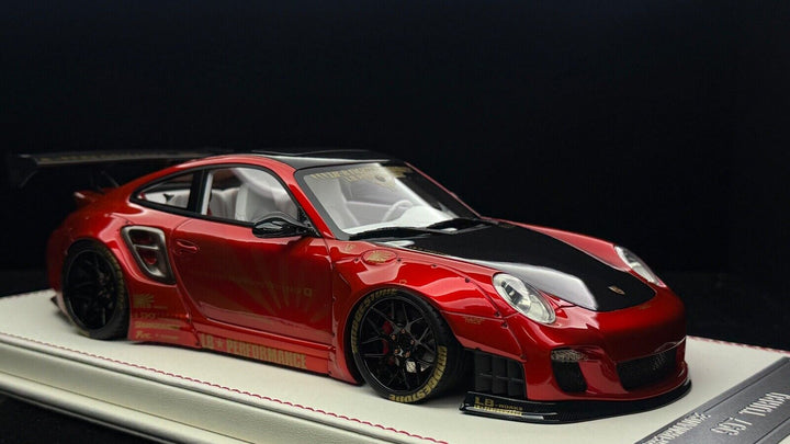 Porsche 997 Turbo LBWK (Metallic Red) [Davis & Giovanni] 1/18 scale - 1 OF 1
