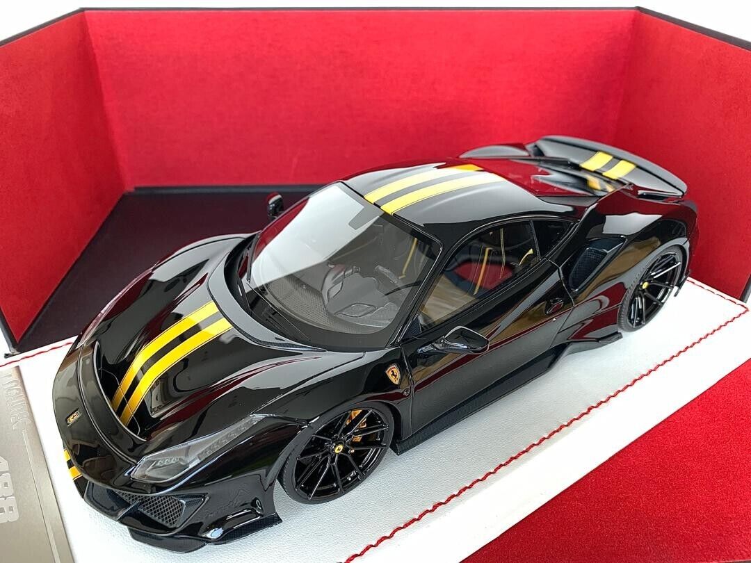Ferrari 488 Pista NOVITEC (Black) [Davis & Giovanni] 1/18 scale