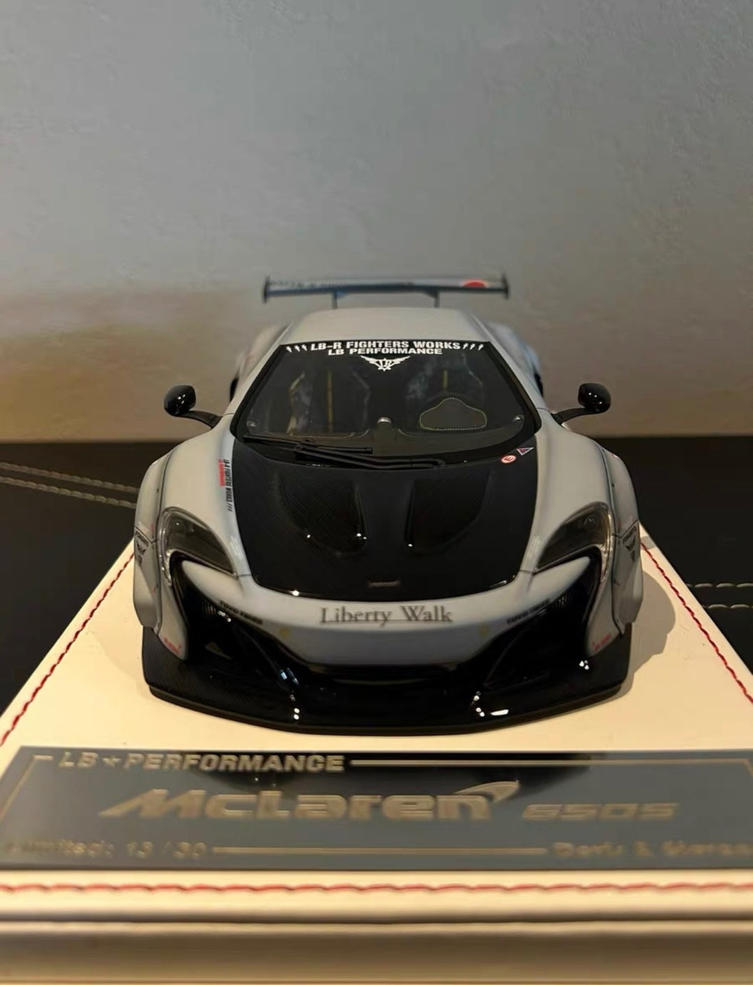 McLaren 650S LBWK (Matte Military Gray) [Davis & Giovanni] 1:18 scale
