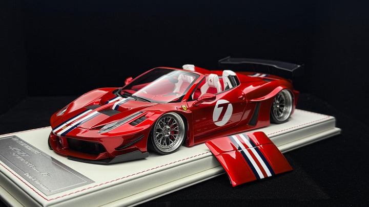 Ferrari 458 Spider GT LBWK (Metallic Red) [Davis & Giovanni] 1/18 scale- 1 OF 1