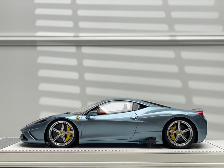 Ferrari 458 Speciale (Metallic Light Blue) [Davis & Giovanni] 1/18 scale