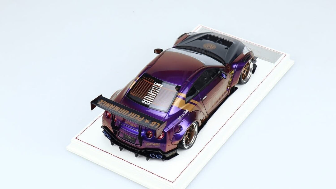 Nissan R35 GTR Type 2 LBWK (Chameleon Purple) [Davis & Giovanni] 1/18 scale