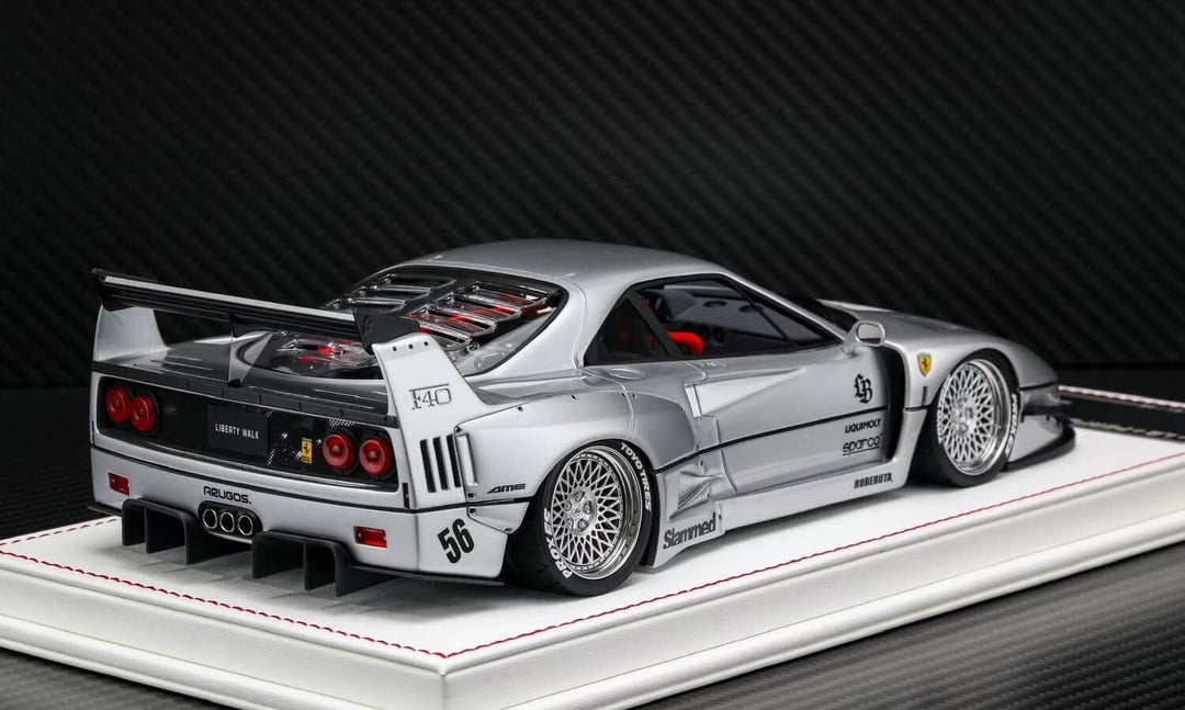 Ferrari F40 LBWK (Silver) [Davis & Giovanni] 1:18 scale