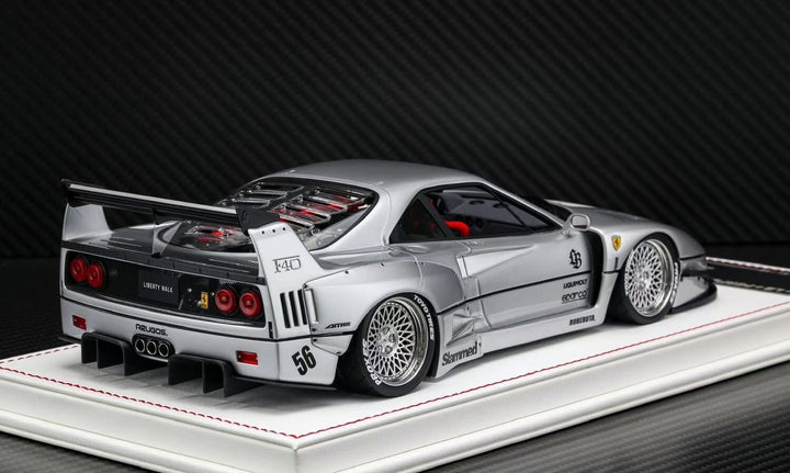 Ferrari F40 LBWK (Silver) [Davis & Giovanni] 1:18 scale