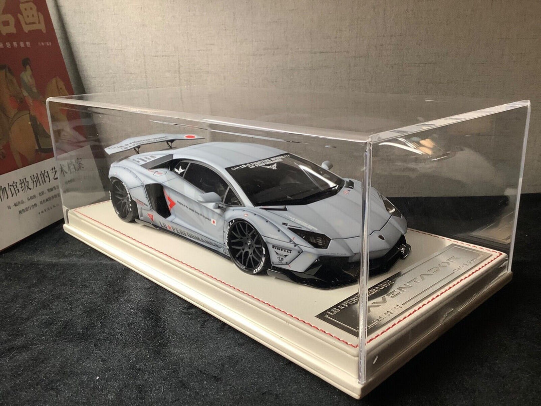 Lamborghini Aventador LBWK (Gray, Zero Fighter) [Davis & Giovanni] 1/18 scale