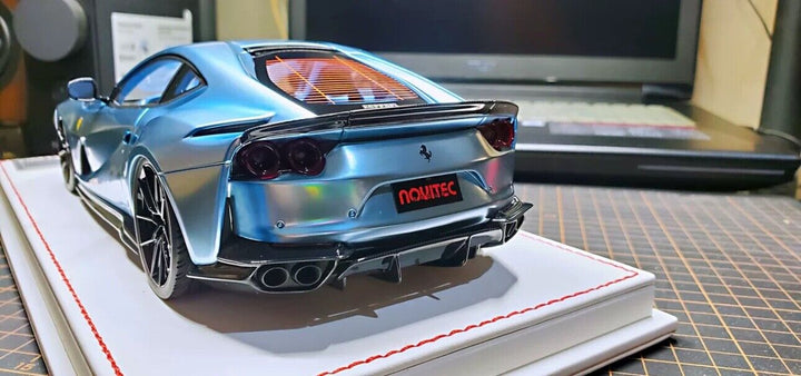 Ferrari 812 Superfast NOVITEC (Chrome Ice Blue) [Davis & Giovanni] 1/18 scale