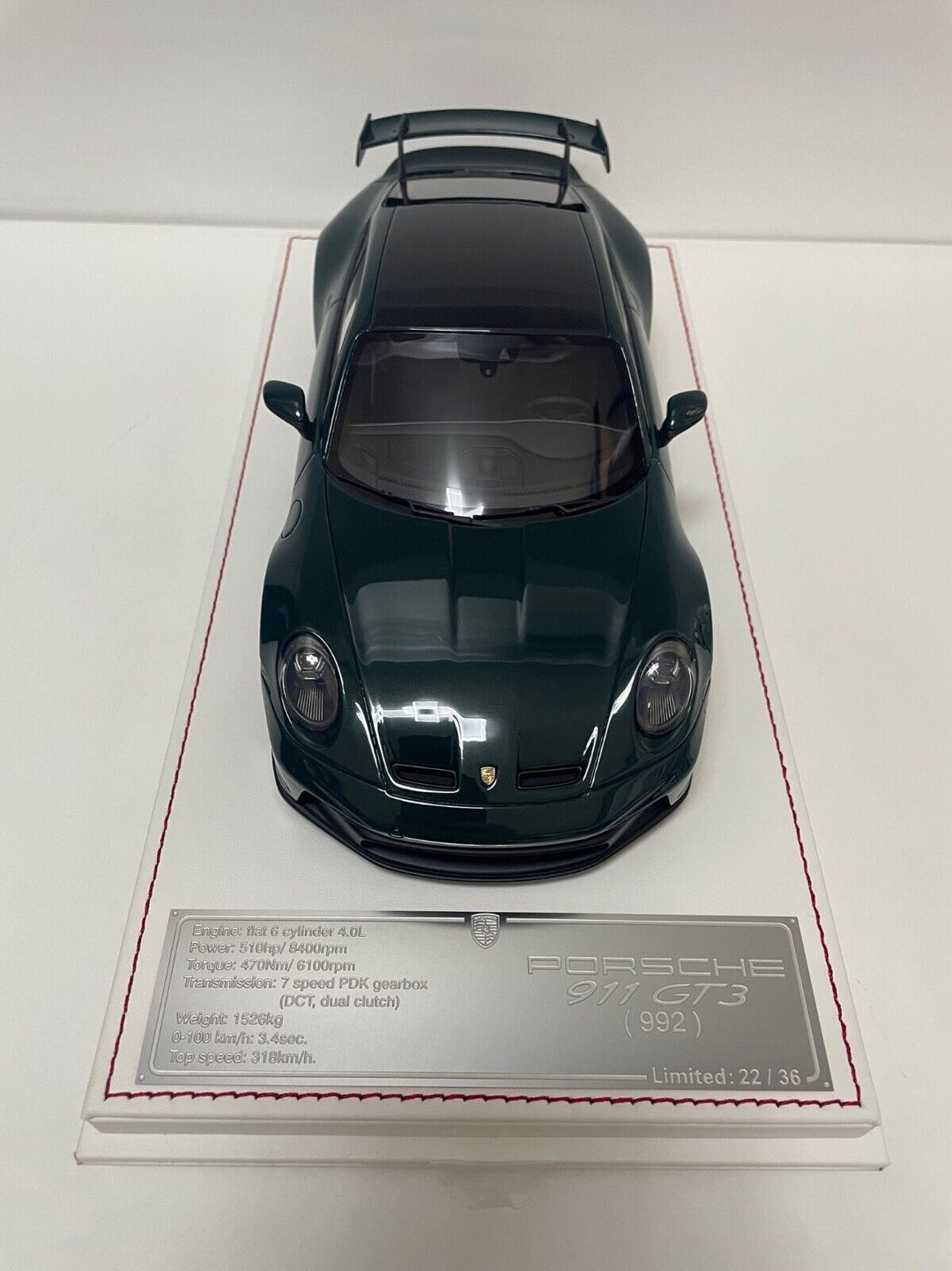Porsche 911 GT3 (Dark Green) [Davis & Giovanni] 1/18 scale
