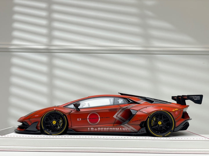Lamborghini Aventador SVJ LBWK (Orange, Zero Zen) [Davis & Giovanni] 1:18 scale