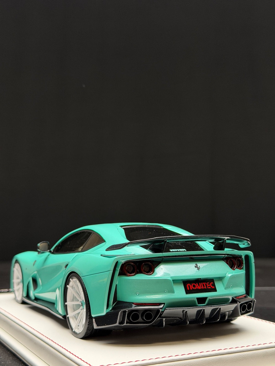 Ferrari 812 N-LARGO NOVITEC (Turquoise) [Davis & Giovanni] 1:18 scale 1 OF 1