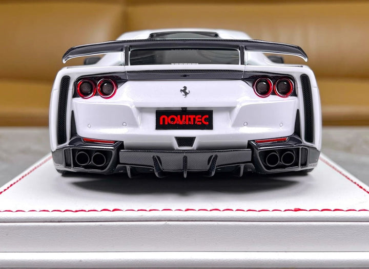 Ferrari 812 N-LARGO NOVITEC (White/ Purple int.) [Davis & Giovanni] 1:18 scale