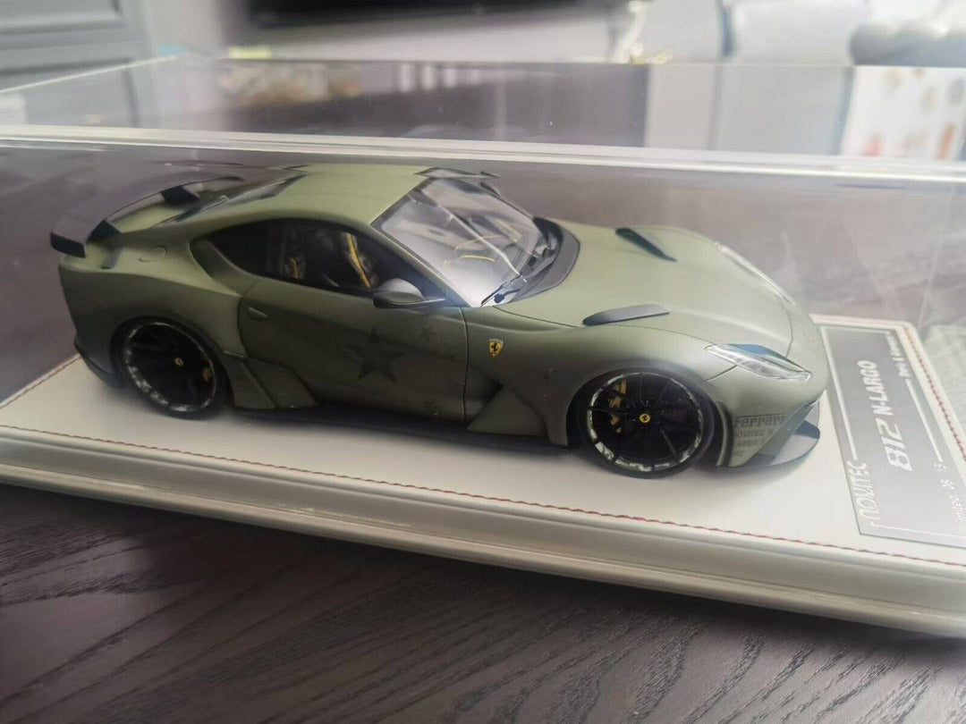 Ferrari 812 N-LARGO NOVITEC (Matt Dark Green) [Davis & Giovanni] 1/18 scale