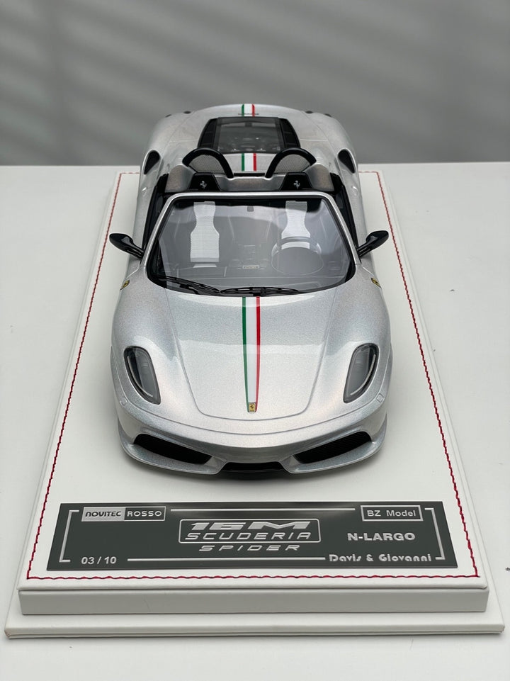 Ferrari 16M Scuderia Spider NOVITEC (Fantasy White)[Davis & Giovanni] 1/18 scale
