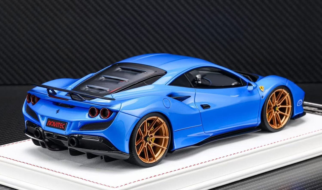Ferrari F8 Tributo NOVITEC (Metallic Blue) [Davis & Giovanni] 1:18 scale