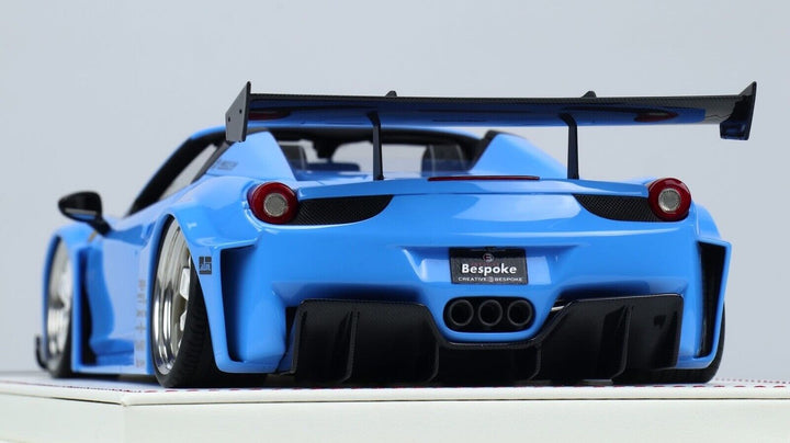 Ferrari 458 Spider GT LBWK (Blue) [Davis & Giovanni] 1/18 scale