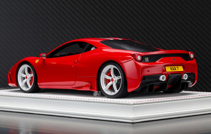 Ferrari 458 Speciale (Red/ White Stripes) [Davis & Giovanni] 1/18 scale