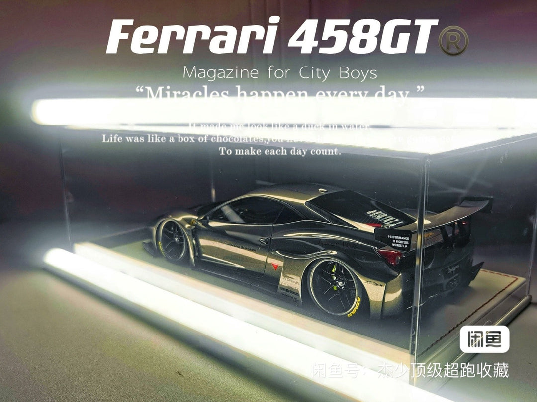 Ferrari 458 GT LBWK (Fantasy Gray) [Davis & Giovanni] 1:18 scale
