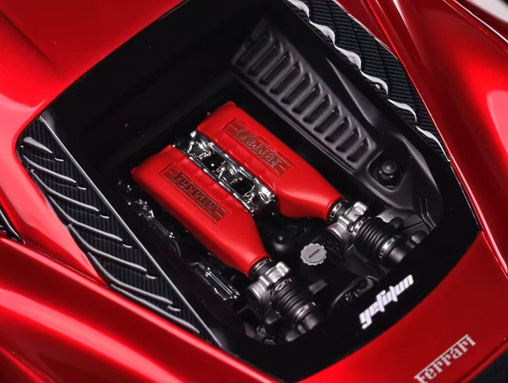 Ferrari 458 GT LBWK (Metallic Chrome Red) [Davis & Giovanni] 1:18 scale