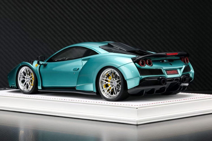 Ferrari F8 Tributo N-LARGO NOVITEC (Metallic Blue) [Davis & Giovanni] 1:18 scale
