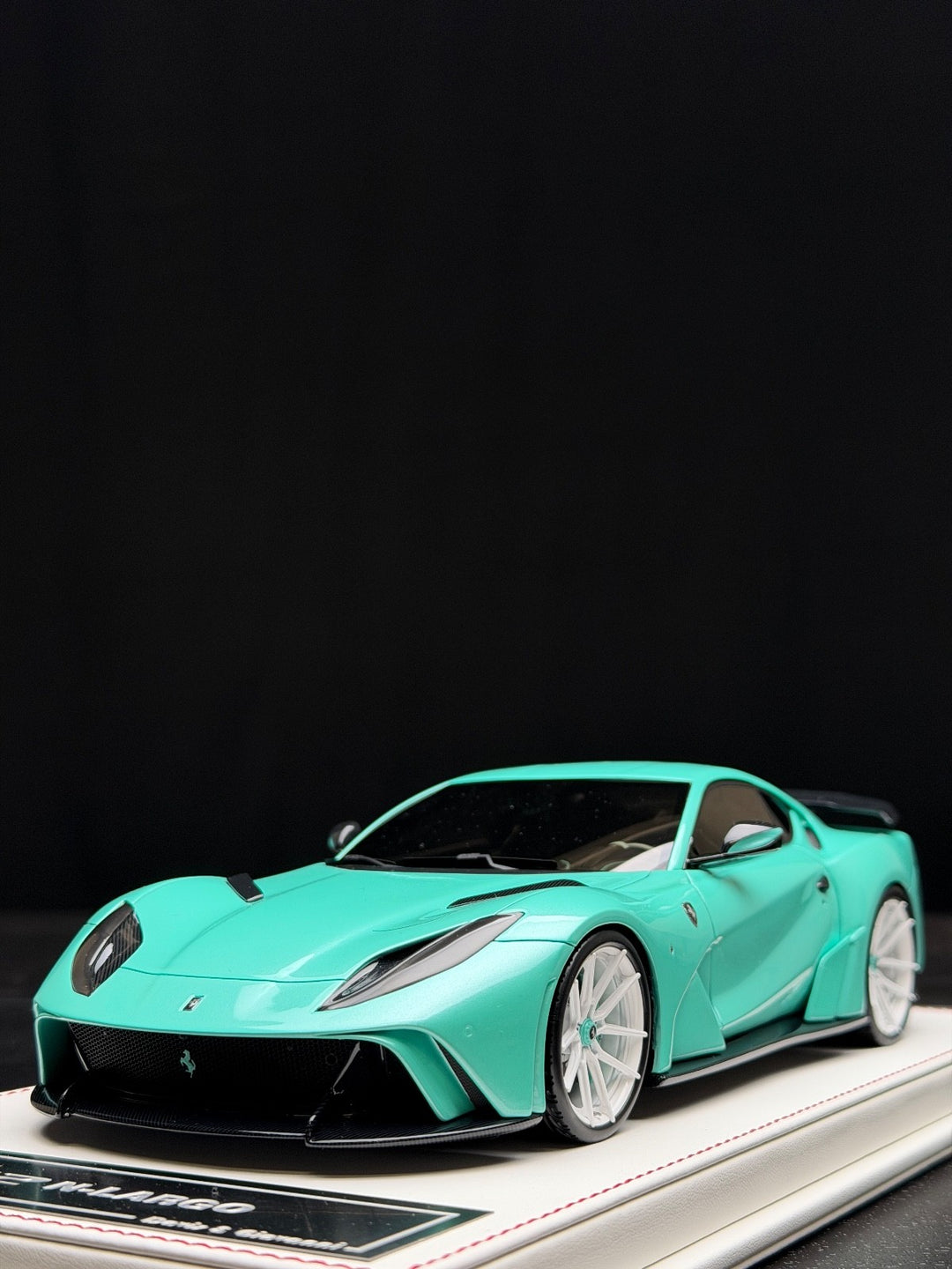 Ferrari 812 N-LARGO NOVITEC (Turquoise) [Davis & Giovanni] 1:18 scale 1 OF 1