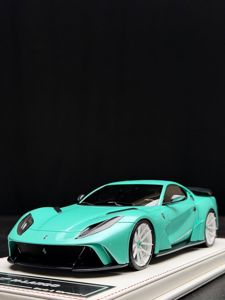 Ferrari 812 N-LARGO NOVITEC (Turquoise) [Davis & Giovanni] 1:18 scale 1 OF 1