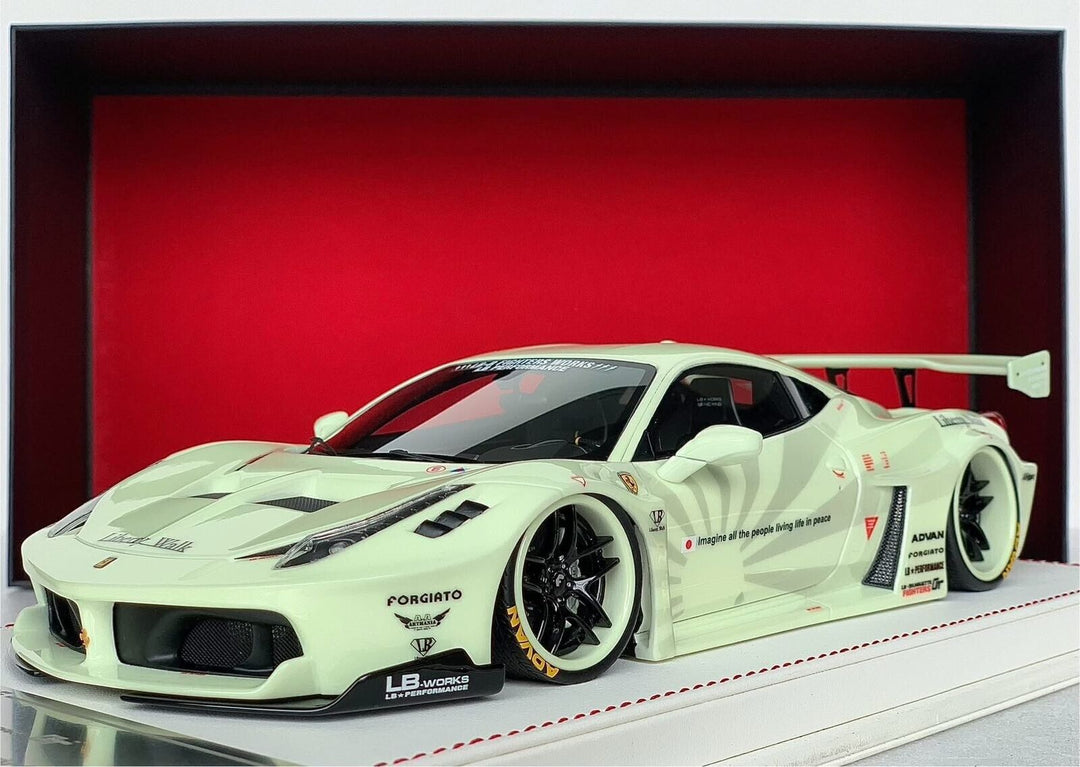 Ferrari 458 GT LBWK (Luminous Green) [Davis & Giovanni] 1/18 scale