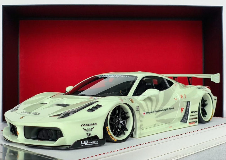 Ferrari 458 GT LBWK (Luminous Green) [Davis & Giovanni] 1/18 scale
