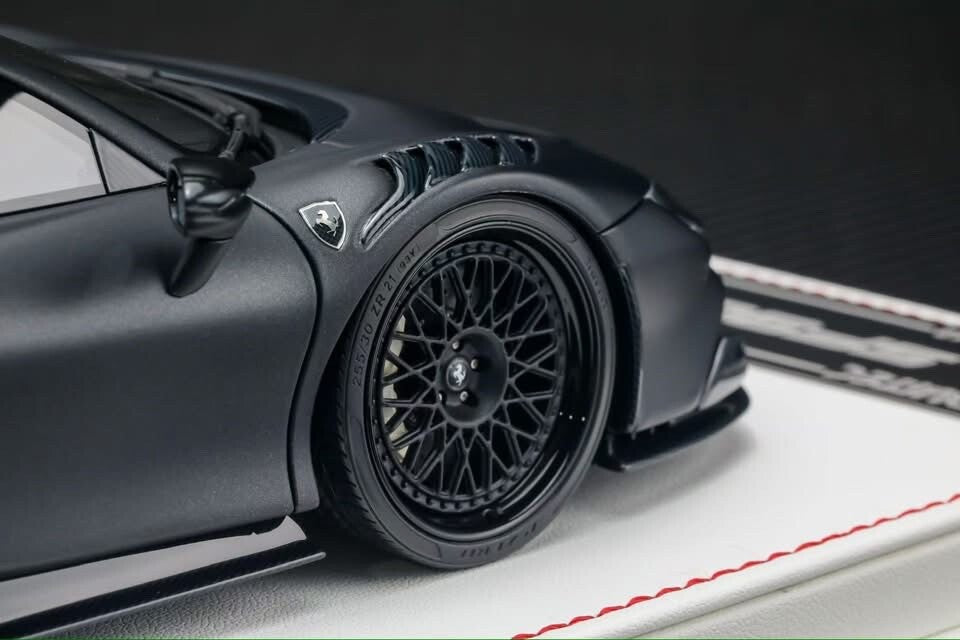 Ferrari SF90 Stradale NOVITEC (Matte Black) [Davis & Giovanni] 1:18 scale
