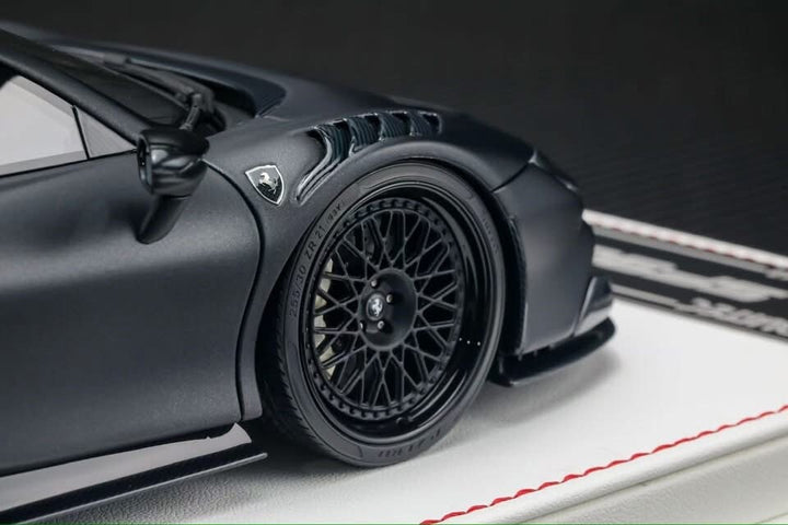 Ferrari SF90 Stradale NOVITEC (Matte Black) [Davis & Giovanni] 1:18 scale