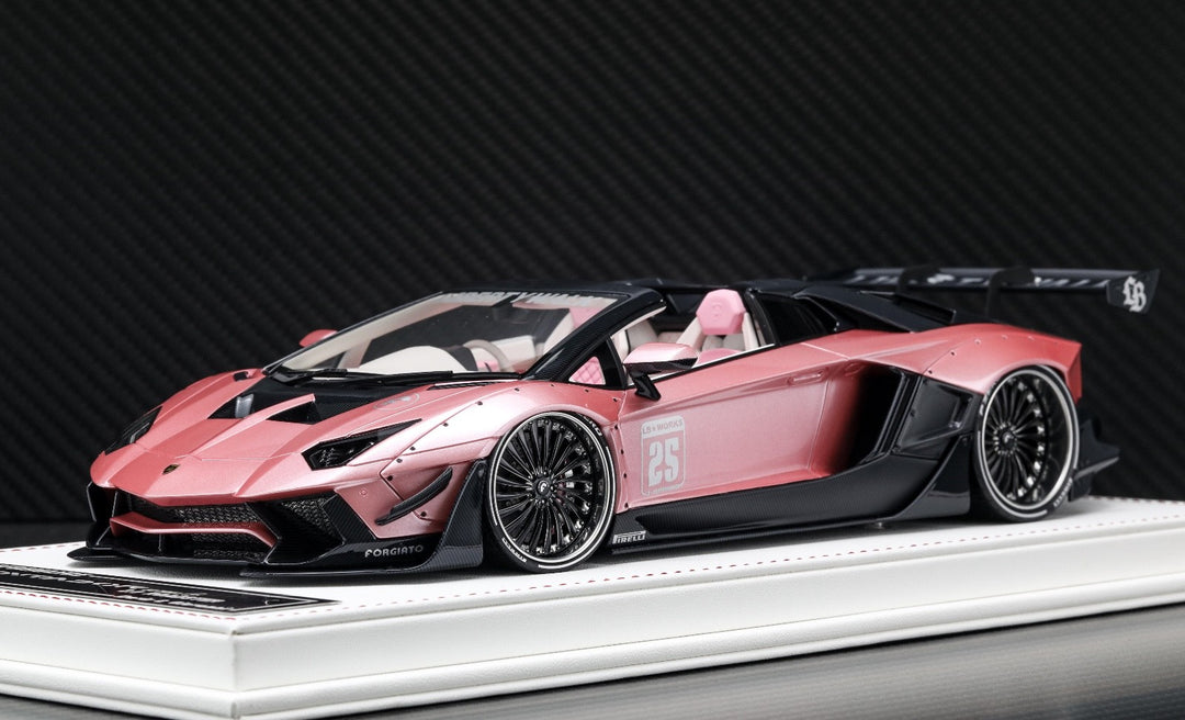 Lamborghini Aventador 2.0 Roadster LBWK (Matte Pink)[Davis & Giovanni]1:18 scale