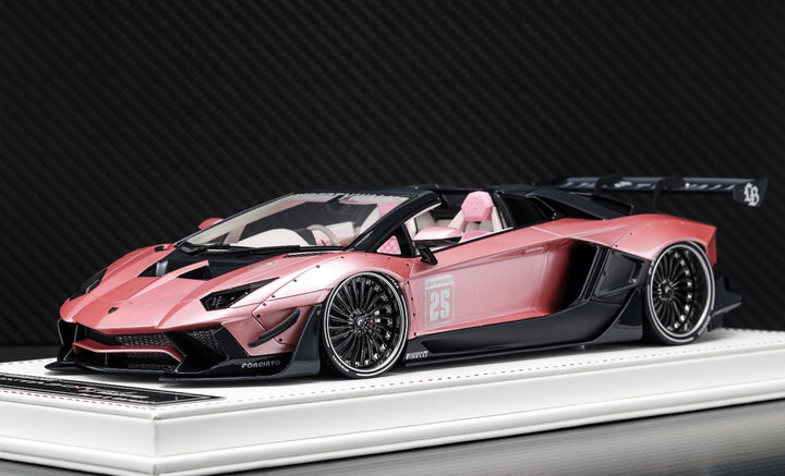 Lamborghini Aventador 2.0 Roadster LBWK (Matte Pink)[Davis & Giovanni]1:18 scale