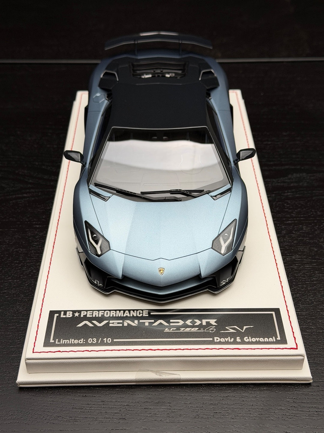 Lamborghini Aventador SV LBWK (Azzurro Blue) [Davis & Giovanni] 1:18 scale