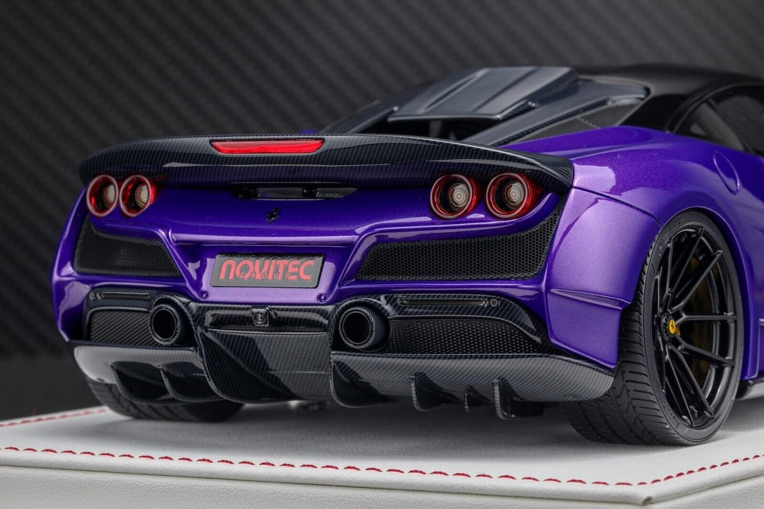 Ferrari F8 Tributo N-LARGO NOVITEC (Met Purple) [Davis & Giovanni] 1:18 scale