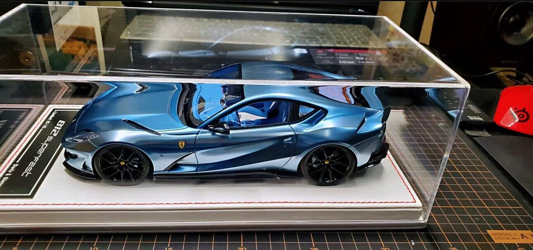 Ferrari 812 Superfast NOVITEC (Chrome Ice Blue) [Davis & Giovanni] 1/18 scale