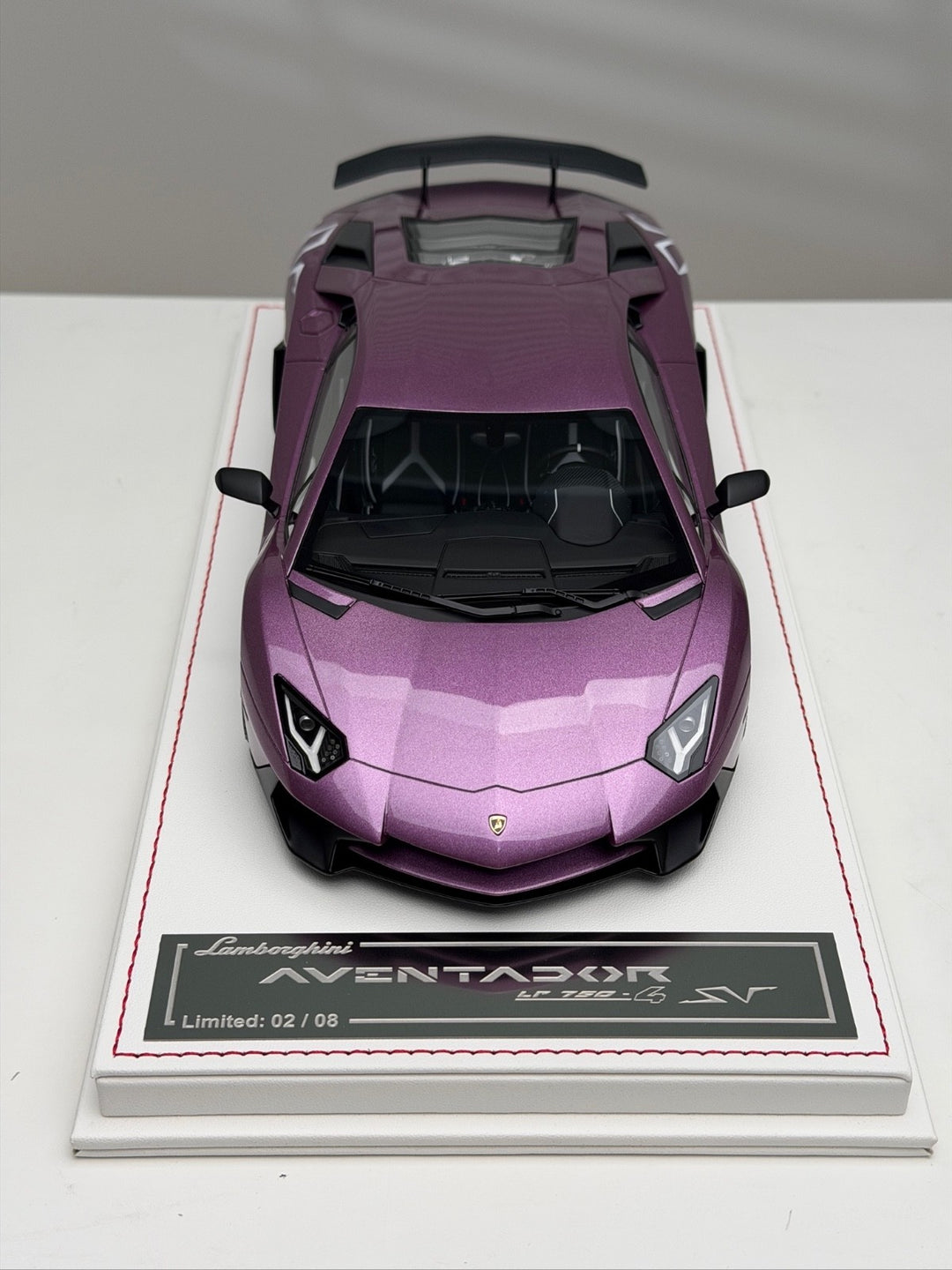 Lamborghini Aventador LP750-4 SV (Viola Met SE30) [Davis & Giovanni] 1:18 scale