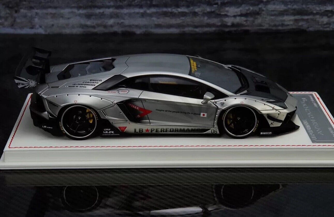Lamborghini Aventador 2.0 LBWK (Silver Zero Fighter)[Davis & Giovanni]1/18 scale