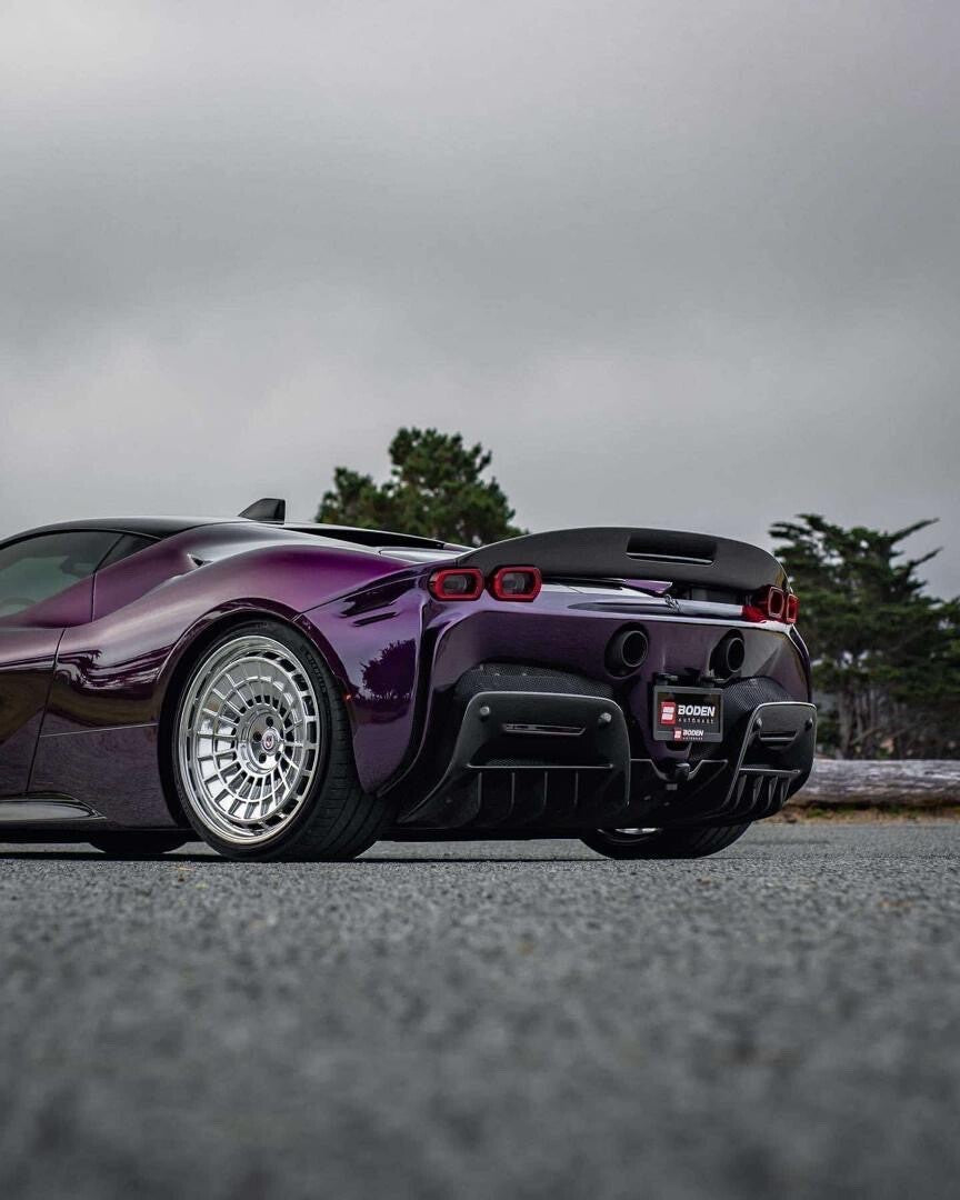 Ferrari SF90 Stradale NOVITEC (Metallic Purple) [Davis & Giovanni] 1:18 scale