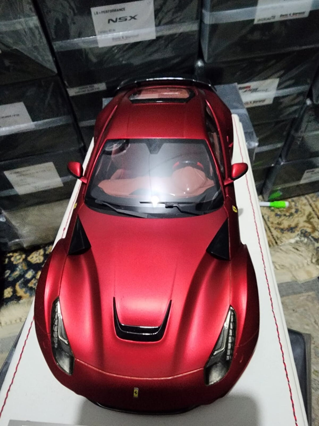 Ferrari N-LARGO NOVITEC (Matt Chrome Red) [Davis & Giovanni] 1:18 scale 1 OF 1