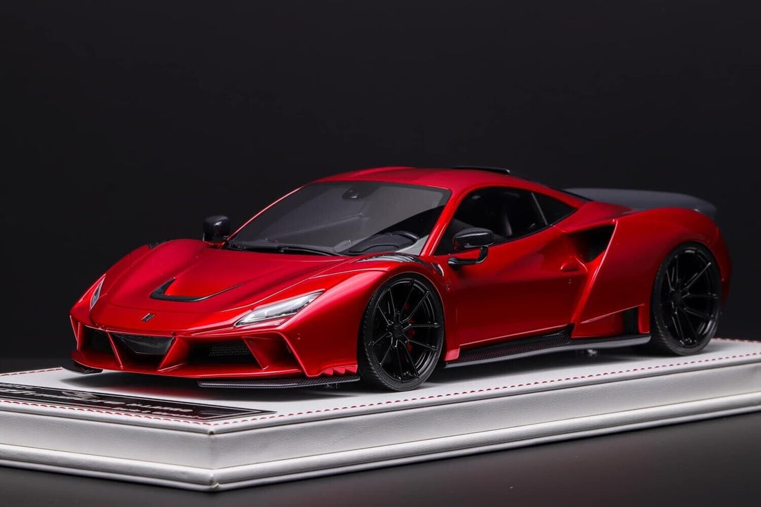 Ferrari F8 Tributo Nlargo (Candy Red) [Davis & Giovanni] 1/18 scale
