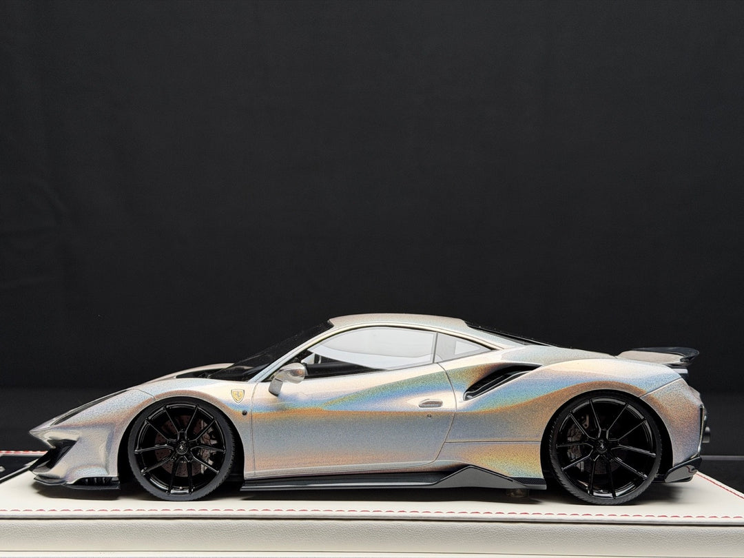 Ferrari 488 Pista NOVITEC (Fantasy White) [Davis & Giovanni] 1:18 scale