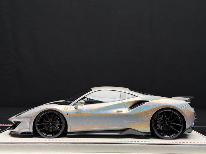 Ferrari 488 Pista NOVITEC (Fantasy White) [Davis & Giovanni] 1:18 scale