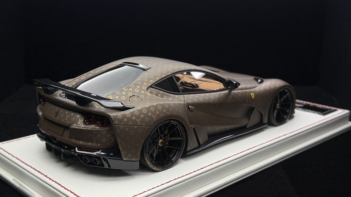Ferrari 812 N-LARGO NOVITEC LV (Louis Vuitton ) [Davis & Giovanni] Brown 1/18