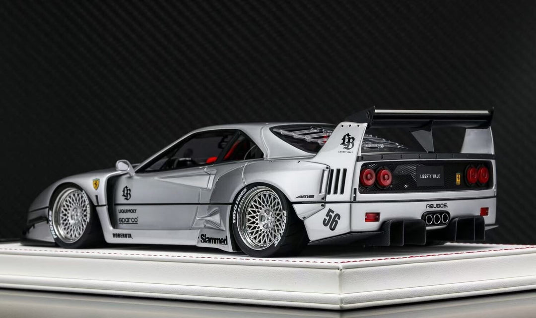 Ferrari F40 LBWK (Silver) [Davis & Giovanni] 1:18 scale