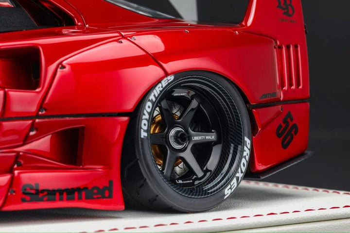 Ferrari F40 Liberty Walk (Candy Red) [Davis & Giovanni] 1/18 scale