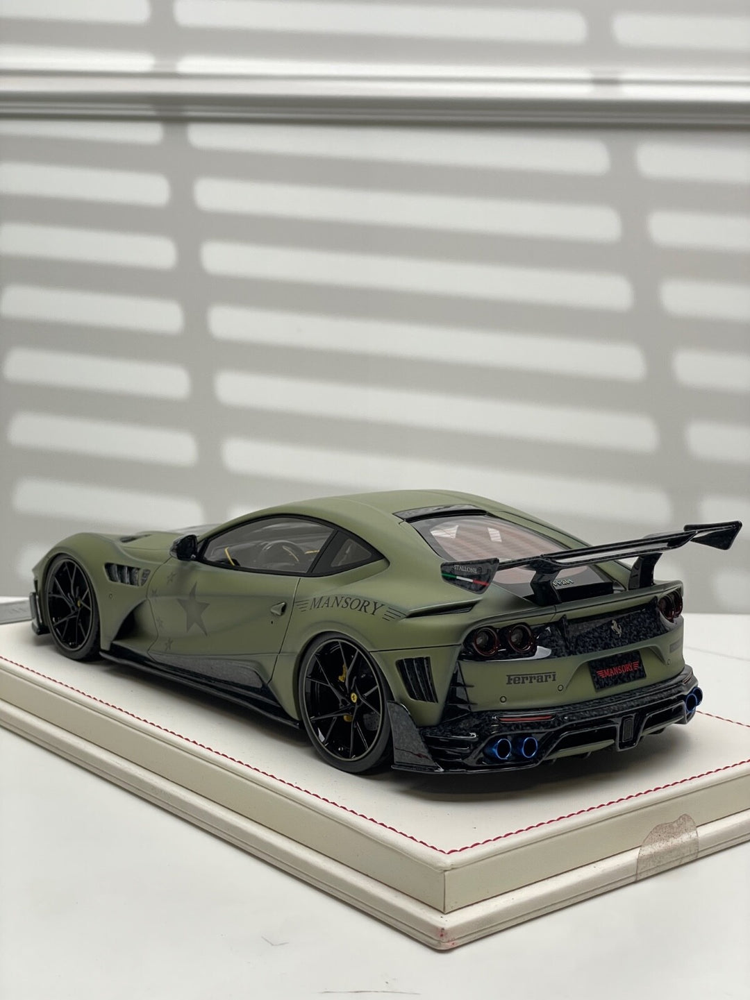 Ferrari 812 Stallone Mansory (Matt Green, Signed) [Davis & Giovanni] 1/18 scale
